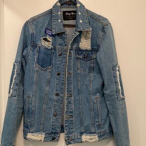 'ALWAYS RARE' denim jacket